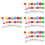 4 Sets Wood Round Chips Color Sorting And Math Learning Toy 8