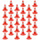 50Pcs Mini Traffic Cones Simulation Safety Roadblocks Sign Models 8