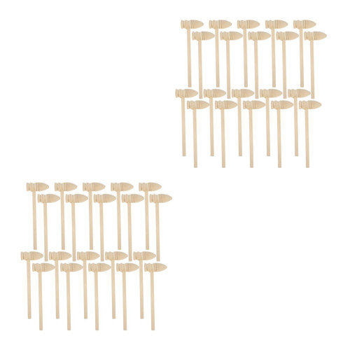 40 Mini Martelli Legno Per Bambini 2