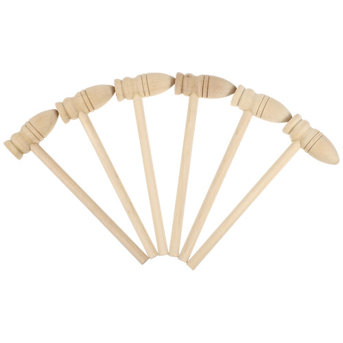 40 Mini Martelli Legno Per Bambini 1