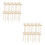 40 Mini Martelli Legno Per Bambini 4