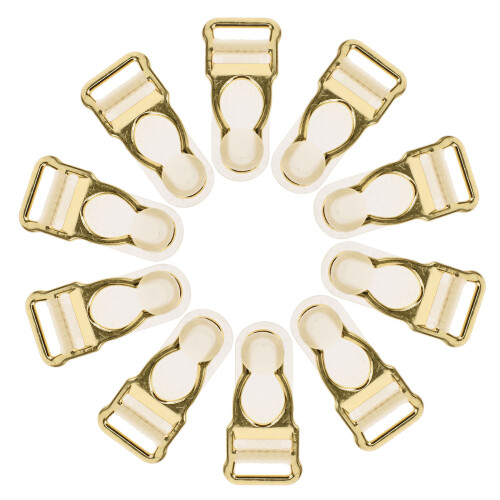 30 Pcs Adjustable Sock Clamps Garter Strap Buckle Clips