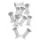40Pcs Silver Spring Base Decorations for Doll Swing and Toy Crafting 3