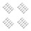 40Pcs Silver Spring Base Decorations for Doll Swing and Toy Crafting 8