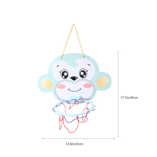 Cartoon Monkey Pallone Da Basket Pompa E Palla 1