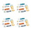 4 Set Alfabeto In Legno Con Per Bambini 7