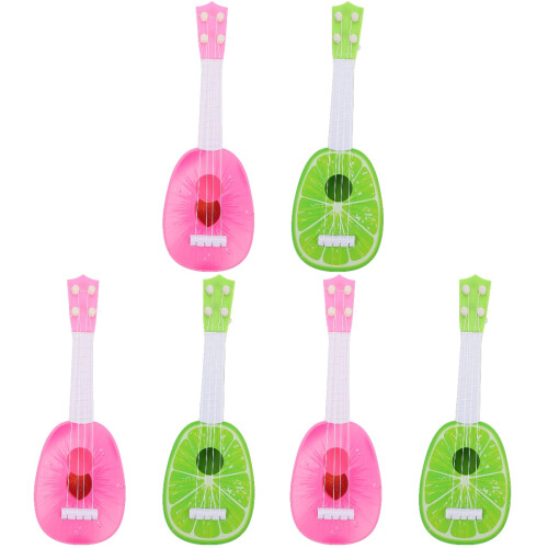 6 Pièces Mini Ukulélés Enfant Instruments À Cordes 2
