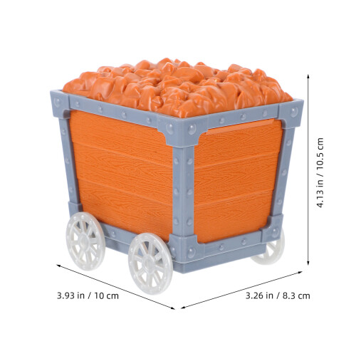 Plastic Treasure Chest Toy For Kids Multi-Functional Mining Cart Set 2