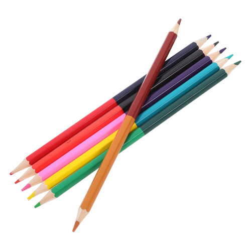 36 Pcs Multicolor Double-Ended Rainbow Drawing Pencils 2