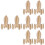 8 Pcs 3D Puzzle Model Toy Rocket Wooden Assembly Kit 10