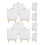 12Pcs Small Canvas With Decorative Easels For Diy Painting 6