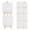 12Pcs Small Canvas With Decorative Easels For Diy Painting 9