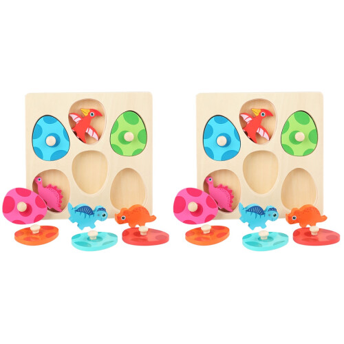 2Pcs Dinosaur Egg Puzzle Toy Multi-Layer 3D Dinosaur Puzzle For Kids 1