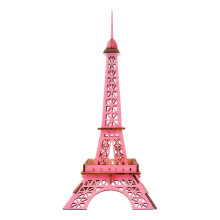 3Pcs 3D Wooden Eiffel Tower Puzzle Diy Jigsaw For Kids