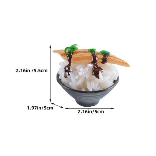3 Miniatura Sushi Decorazione 2
