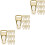 30 Pcs Adjustable Sock Clamps Garter Strap Buckle Clips 7
