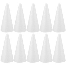 20 Pcs Foam Cones Craft Ornaments Diy Material