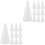 20 Pcs Foam Cones Craft Ornaments Diy Material 3