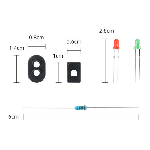 2 Sets Road Light Models For Sand Table Simulation 1