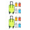 10 Mini Valigia Da Viaggio 6,6X3,3X2 Con Ruote Per Bambini 8