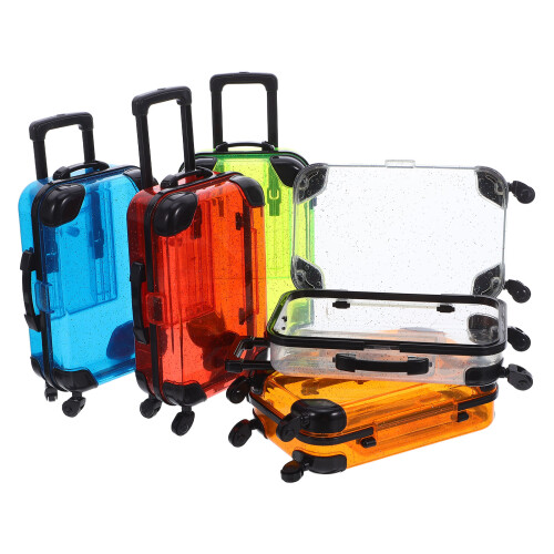 10 Mini Valigia Da Viaggio 6,6X3,3X2 Con Ruote Per Bambini 2