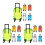 15 Mini Valigia Da Viaggio 6,6"X3,3"X2" Con Ruote Per Bambini 4