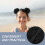 4 Afro Riccio Chignon Sintetica Bambini Nera Clip 8