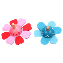 2 Mini In Legno Giochi Antistress Rotanti Per Bambini
