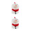 2 Set Natalizie Cappello Neve Sciarpa 6