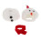 2 Set Natalizie Cappello Neve Sciarpa 3