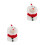 2 Set Natalizie Cappello Neve Sciarpa 4
