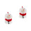 2 Set Natalizie Cappello Neve Sciarpa 7