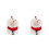 2 Set Natalizie Cappello Neve Sciarpa 8