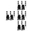 36 Stuks Plastic Beweging Voor Robots En DIY Projecten 10
