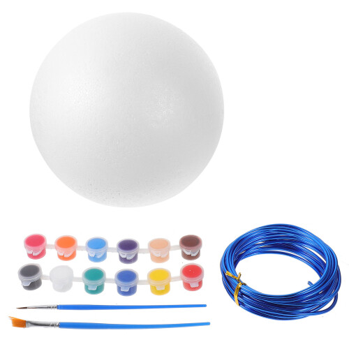 1 Set Schuim Wereldbollen Voor Schoolprojecten
