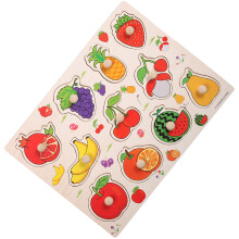 3Szt Interaktywne Drewniane Puzzle Kolorowe Zabawki Edukacyjne
