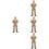 4 Sand Box Action Figure Decorazione 8