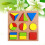 2 Set Inserimenti Legno Geometriche Educativo 10
