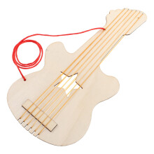 5Pcs Kit Artesanato Guitarra DIY Para Pintura Infantil