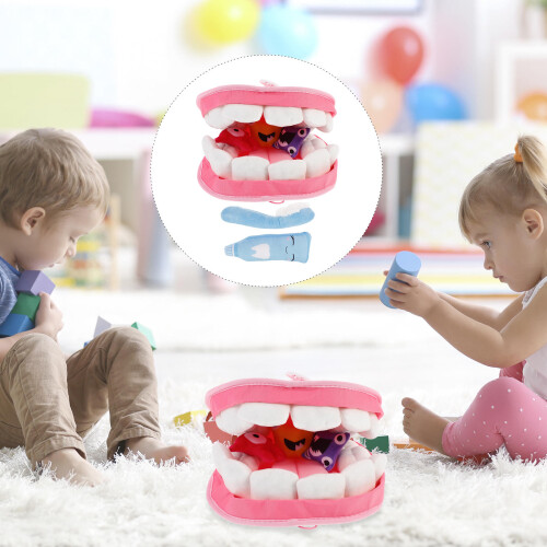Conjunto De Brinquedo Educativo -Escolar Com Dentes E Órgão De Pelúcia 2