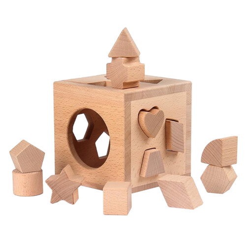 Conjunto De Blocos Geométricos Infantil Educativo
