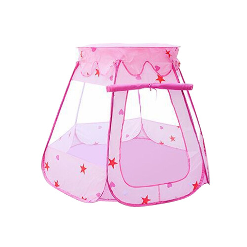Hexagonal Para Crianças Iurte De Sem Bolas (Rosa)
