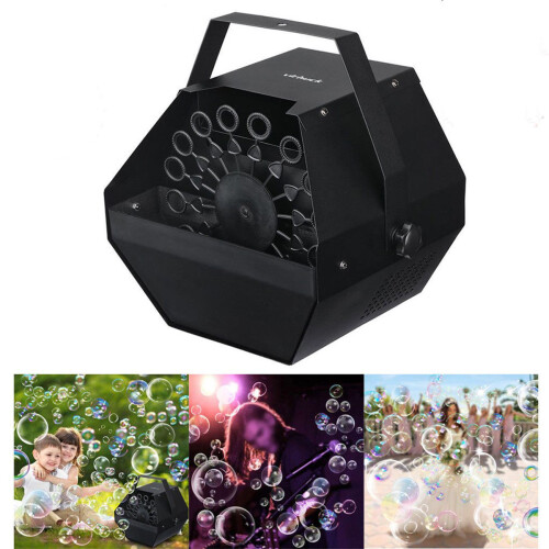 Bubble Machine Professionele Draagbare Elektrische Zwart