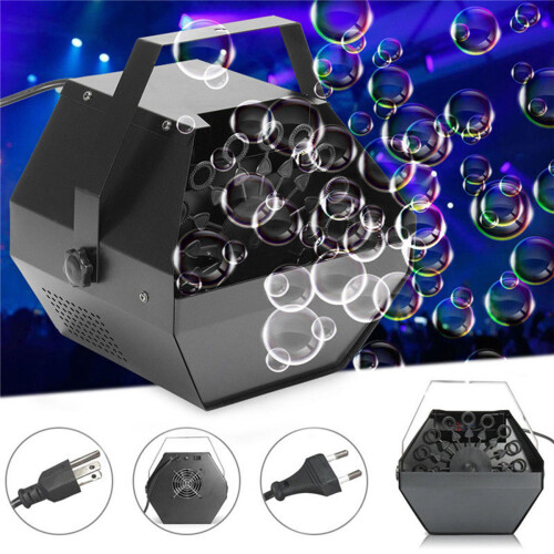 Bubble Machine Professionele Draagbare Elektrische Zwart 2