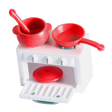 Conjunto De Fogão Miniatura Para Simulação De Cozinha