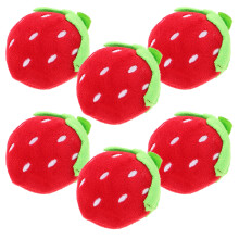 6 Sztuk Mini Pluszowy Truskawkowy Dla Dzieci 6 Cm