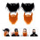 4 Unidades Falsa Para Halloween Cosplay Bigodes 10