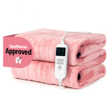 Livivo Heated Electric Over Blanket - Pink Blush