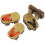 2 Pares De Mini Chinelos De Para Casa De Bonecas Acessório 4