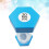 Timer De Ampulheta 20 Azul Hexagonal Brinquedo Infantil 5